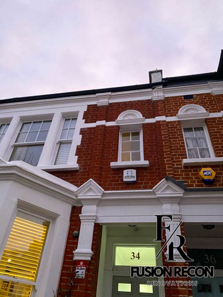 Victorian front elevation repair – Putney SW15