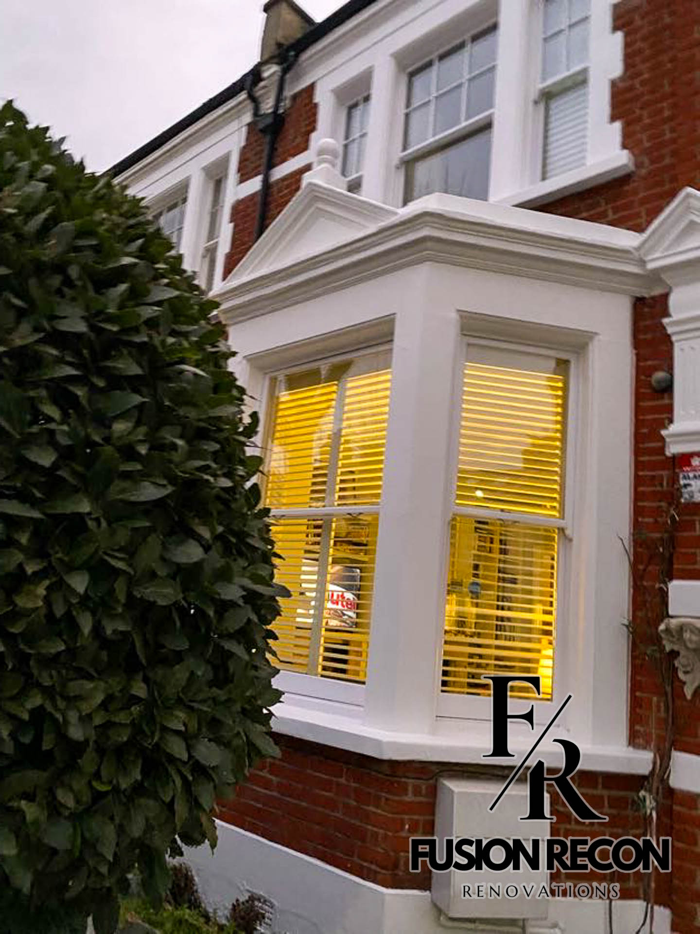 Victorian home exterior renovation with restored architectural details – Putney SW15